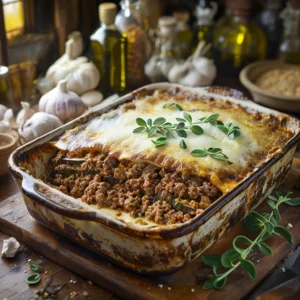 Experience the rich flavors of Mediterranean comfort with our Delicious Greek Moussaka recipe. Layered with eggplant, spiced meat, and creamy béchamel, this dish is a must-try for any home cook!