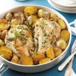 Greek Lemon Chicken with Roasted Potatoes